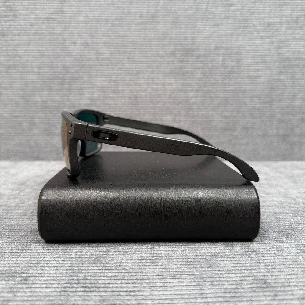 Oakley Y2K Holbrook Sunglasses Steel Frame Prizm Daily Polarized OO9102-B5 57mm
